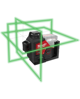 Milwaukee M123PLA-0C 12V Li-ion Cordless 38m 3 Plane Laser - Skin Only