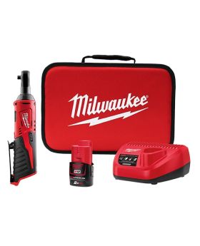 Milwaukee M12IR-201B 12V 2.0Ah Li-Ion Cordless 3/8" Ratchet Combo Kit
