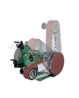 ABBOTT & ASHBY 200MM 8" Bench Grinder & Linishing Attachment-50mm x 915mm (2" x 36") -AA362W8