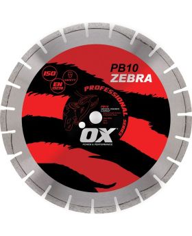OX Tools Segmented Diamond Blade-5"/125mm- For Abrasive,Sandstone,Asphalt Cutting Applications- OX-PB10-5