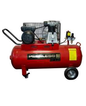 PEERLESS Gold Series 2.5hp 100Ltr Belt Drive Air Compressor
