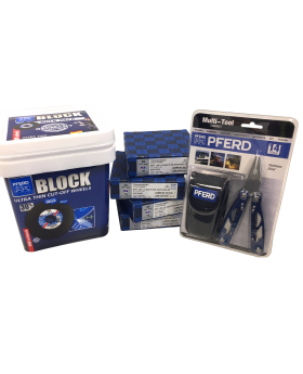 PFERD 125mm Ultra Thin Inox Metal Cutting Disc-100 Bucket Pack With BONUS Multitool 75650553
