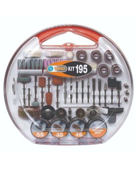 PG Mini 195Piece Rotary Accessory Set-PG195A 