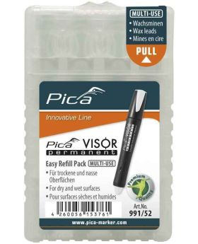 PICA VISOR Permanent  Refill -- Pack of 4 - White