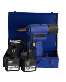 GESIPA Powerbird BulbTite Battery Rivet Tool 14.4V Li-ion (with Extra Battery) PowerpackBT