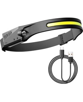 PRO KIT Twin LED Rechargeable 350Lumen Sensor Headlamp Torch & Worklight