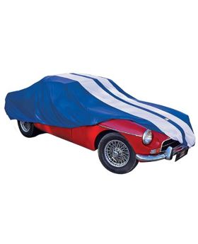 PRO KIT Show Car Indoor Cover-Blue With White GT Stripes-XL Size 5.5m Long