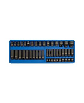 RYTOOLS By Teng Tools DL34T46K Piece 3/8" & 1/2" Drive Metric Impact Socket Set 