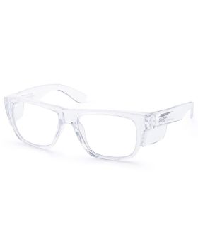 SAFE STYLE 'Fusions' ClearFrame/ Clear UV400 Lens Safety Glasses