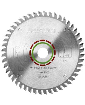 Festool 496308 Saw Blade 160mm x 2.2 x 20mm 48 tooth 