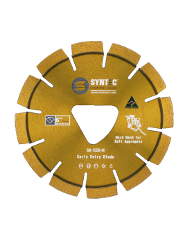 SYNTEC Segmented Early Entry Soft Cut Diamond Blade-6"/154mm- Soft
