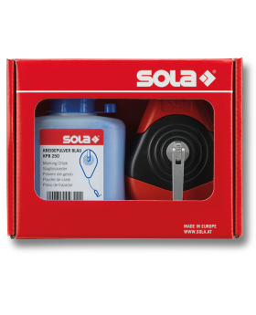 SOLA Premium Chalk Line & Powder With Colour Pigment 250g Combo Kit-Blue CLP30SETB