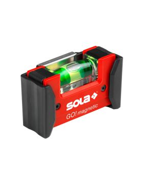 SOLA Go! Magnetic Compact Spirit Level with Belt Clip