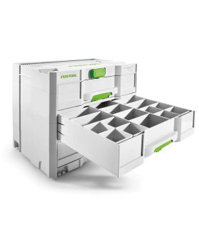 Festool 200119 Sortainer T-Loc 3 Drawer Storage Box