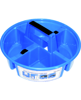 T&E Tools Stackable Tool Carry Box Tub- 280mm Diameter