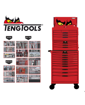 Teng Tools TCMM1001N 1001pce Super Mega Master Tool Kit-BD