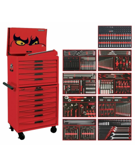 Teng Tools TCM493EVAN 493Pce Metric/AF EVA Tool Kit