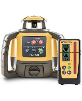 TOPCON Red Beam Self-Leveling Rotary Grade Laser Level Kit with LS-100D Receiver