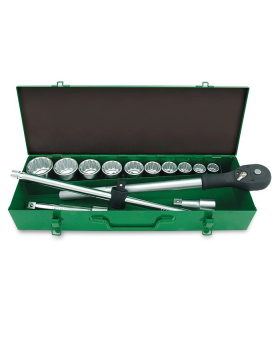 TOPTUL Tools 14Pce 3/4"  Socket Set-SAE Imperial 