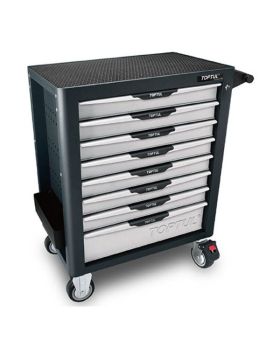 TOPTUL Tools 383Pce Tool Kit Set In 8 Drawer Roller Cabinet-GT38303