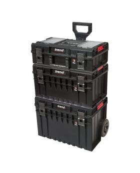 TREND MS/P/SET3C - Tradie Tough Pro Modular Storage 3 Piece Cart Set