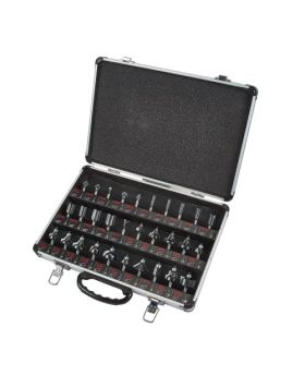 TREND 1/4" TCT Tungsten Carbide Tipped Router Bit Set-30Pce