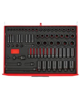Teng Tools 73 PIECE 3/8"-1/2" DRIVE IMPACT SOCKET SET bd