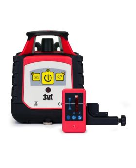 TUF Laser Red Beam Vertical & Horizontal Rotary Laser Level Kit RH400