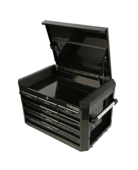 TYPHOON Tool Box Chest Cabinet-6Drawer-Black