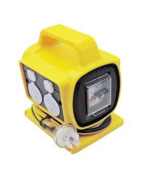 POWER DC Ultracharge 10A 4 Way RCD Safety Power Block UR100/4R