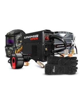 UNIMIG VIPER 135 MIG,STICK,TIG WELDER BUNDLE DEAL- PK11081