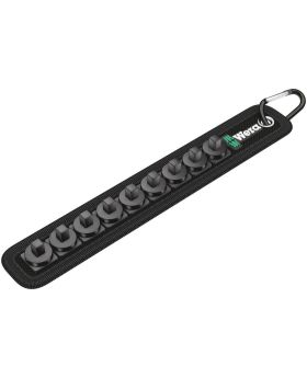 Wera 3/8" Socket Rail Textile Belt 9 Piece (Empty) WER003981