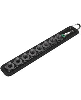 Wera 3/8" Socket Rail Textile Belt 8 Piece (Empty) WER003980