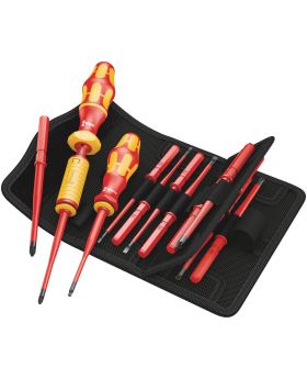 Wera VDE 16 Piece Adjustabled Torque Screwdriver Set 1.2-3.0 Nm WER135906