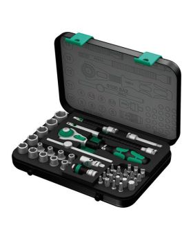 Wera 42 Piece Zyklop Speed Ratchet 1/4" Drive Set (Metric) WER003533