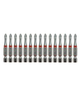 MEDALIST Work Force Phillips #2x50mm Impact Rated Power Bit- 15pc 