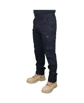 WORKIT Decoy Canvas Modern Fit Stretch Cargo Work Pants-Navy