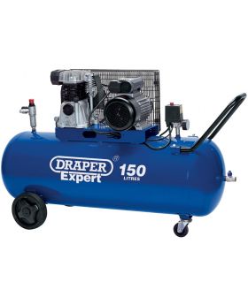Draper Tools 150L Belt-Driven Air Compressor (2.2kW) DRA22463