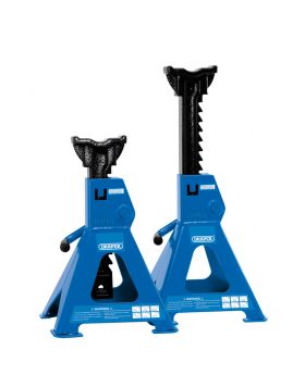 Draper Tools 3 tonne Ratcheting Axle Stands (Pair) DRA30881