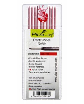 PICA Dry Refill - Water - Soluble - Pack of 10 Red 4031PD