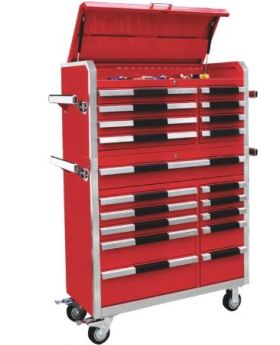 VEK Tools a01112 Widebody 19Drawer Roller Cabinet & Tool Chest Combo