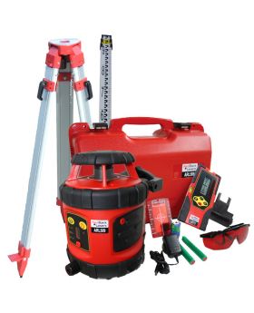 REDBACK Auto levelling Rotating Laser Level-With Tripod/Staff ARL509p