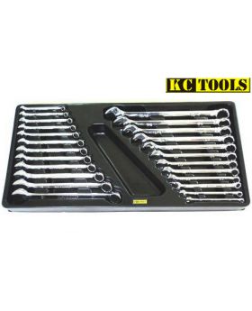 KC Tools ATK85SPANNER 24PCE PRO OPEN & RING SPANNER INSERT TRAY