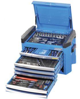 KINCROME Contour Series 204pce Tool Kit-Electric Blue K1504b