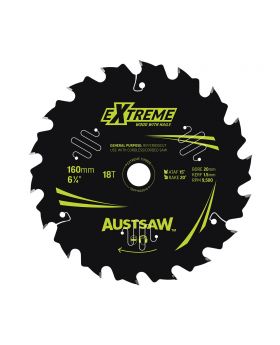 AUSTSAW Extreme Pro Shield TCT Saw Blade-160mm 18T Thin Kerf