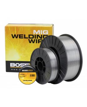 BOSS GASLESS GS MIG WELDER WELDING WIRE 0.8MM 0.9KG  3PACK 200342