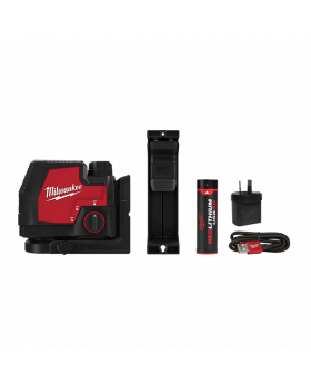 Milwaukee REDLITHIUM USB Rechargeable Cross Line Laser Kit-L4CLL-301C
