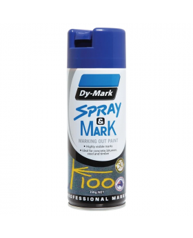 DYMARK Aerosol Spray & Mark Spot Marking Paint 350G-Blue -JTD
