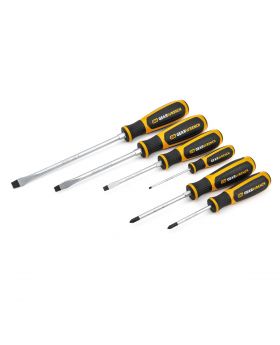 GEARWRENCH 6 PC. PHILLIPSÂ®/SLOTTED DUAL MATERIAL SCREWDRIVER SET 80050H