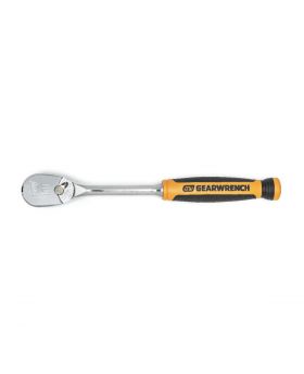 GEARWRENCH 3/8" DRIVE 90-TOOTH DUAL MATERIAL TEARDROP RATCHET 9" 81208T